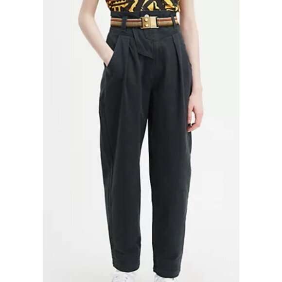 Levi’s X Stranger Things Front Flap Jeans Sz 30 Black Eleven Pants Pleated Front - Picture 3 of 15